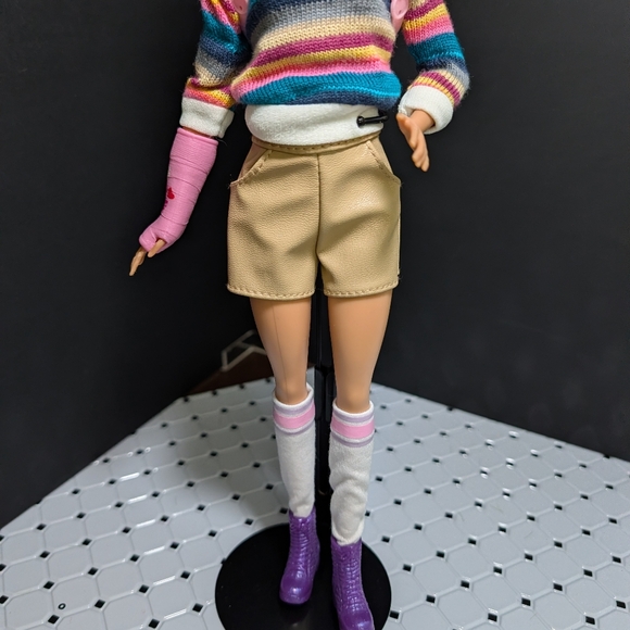 Custom Restyled Barbie with Cast - Picture 12 of 13